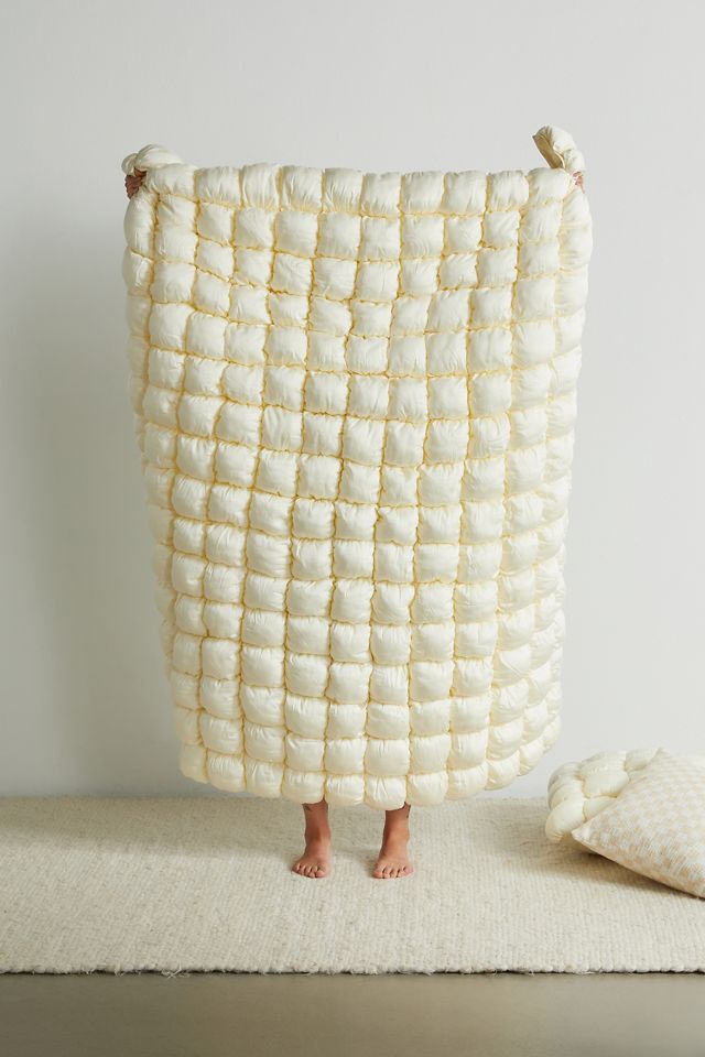 Cream Marshmallow Puff Quilt  #1