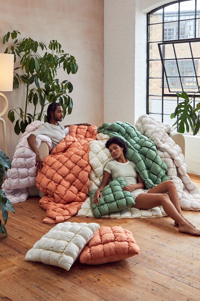 Cream Marshmallow Puff Quilt  #3