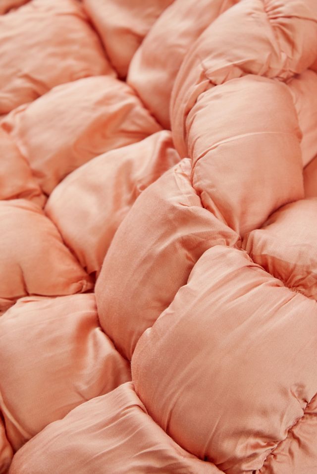 Teracotta Marshmallow Puff Quilt #2