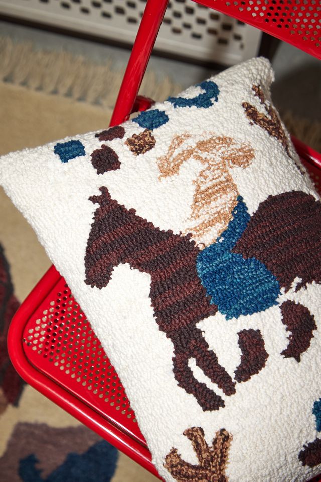 Urban Outfitters x TuftLuck Riding Star Cushion #2