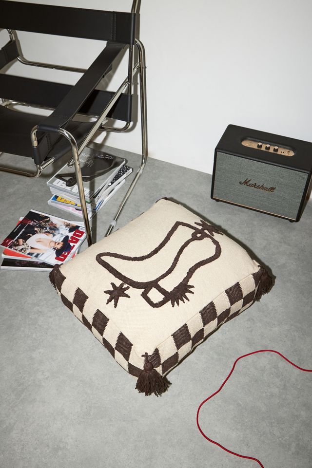 Urban Outfitters x TuftLuck Doodle Boot XL Cushion #1