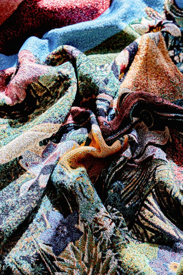 Desert Trip Throw Blanket #1