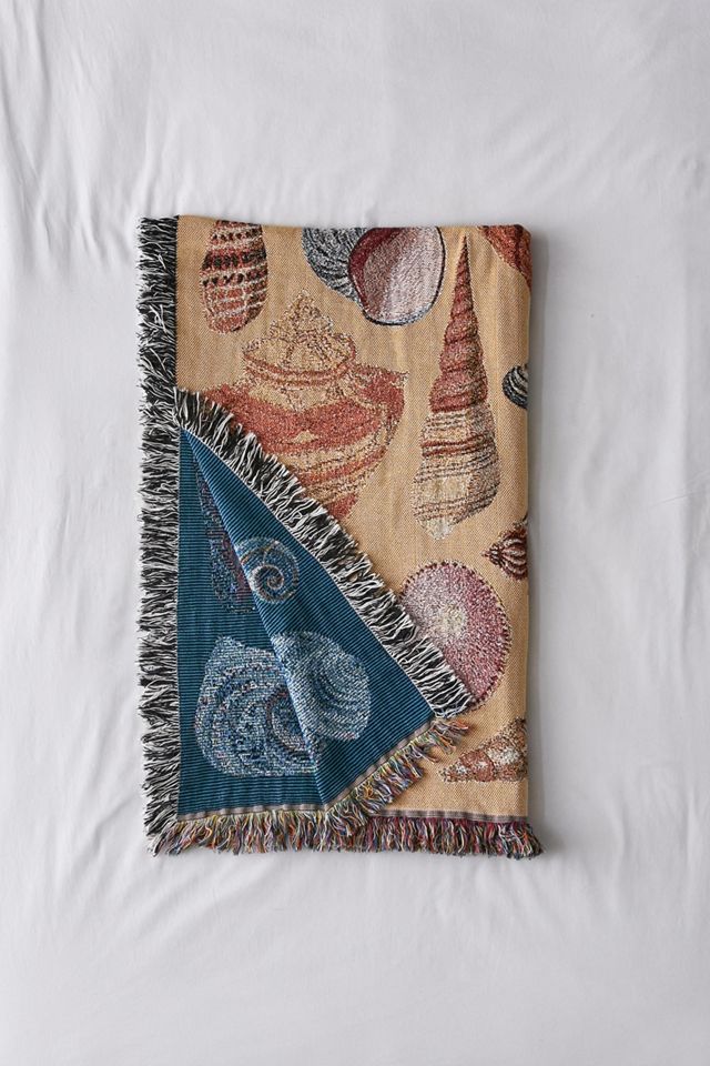 Valley Cruise Vintage Shell Throw Blanket | Urban Outfitters UK