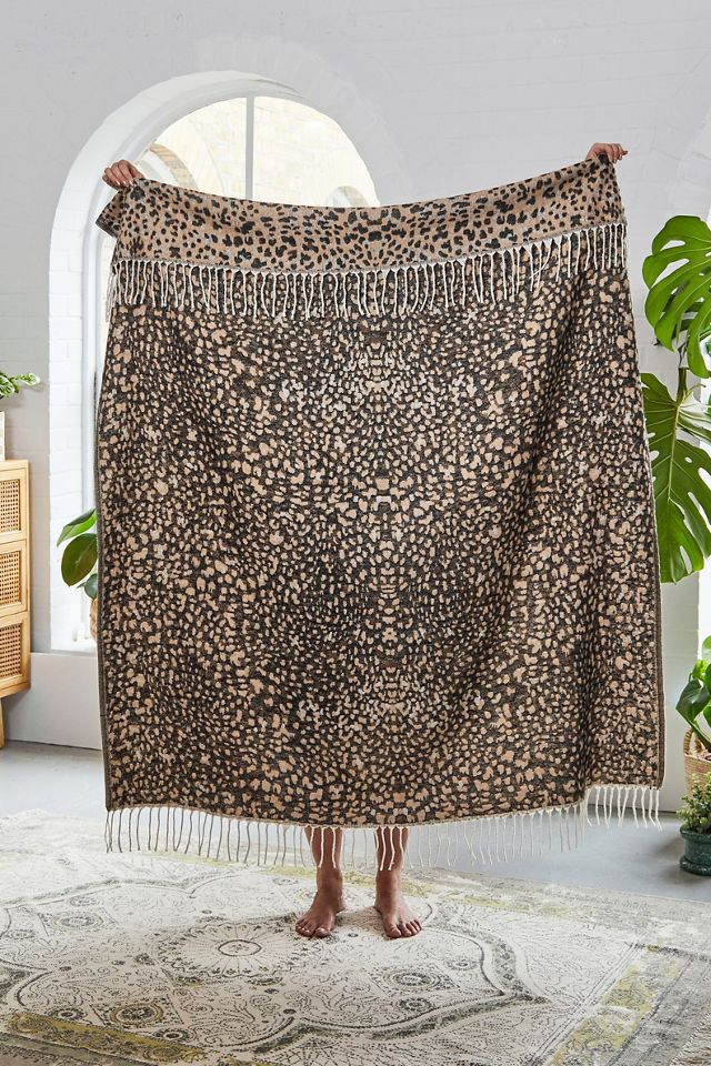 Leopard Print Cosy Throw  #1