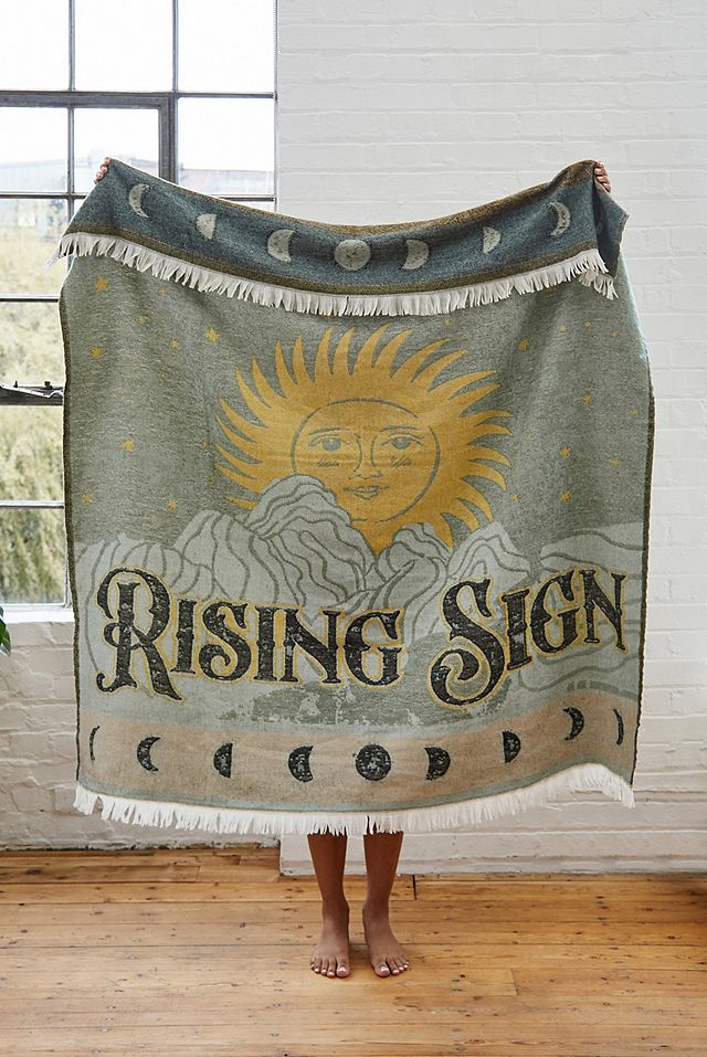 Rising Sign Art Throw Urban Outfitters UK Rising Sign Art Throw Urban Outfitters UK