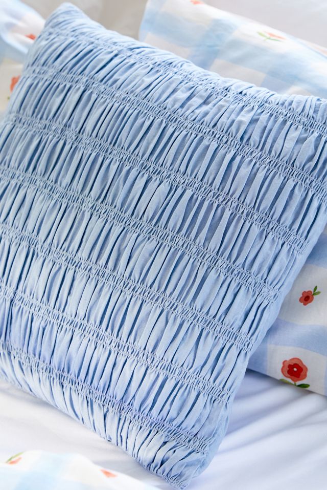 Blue Cinched Cushion  #2