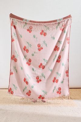 Cherry Art Throw