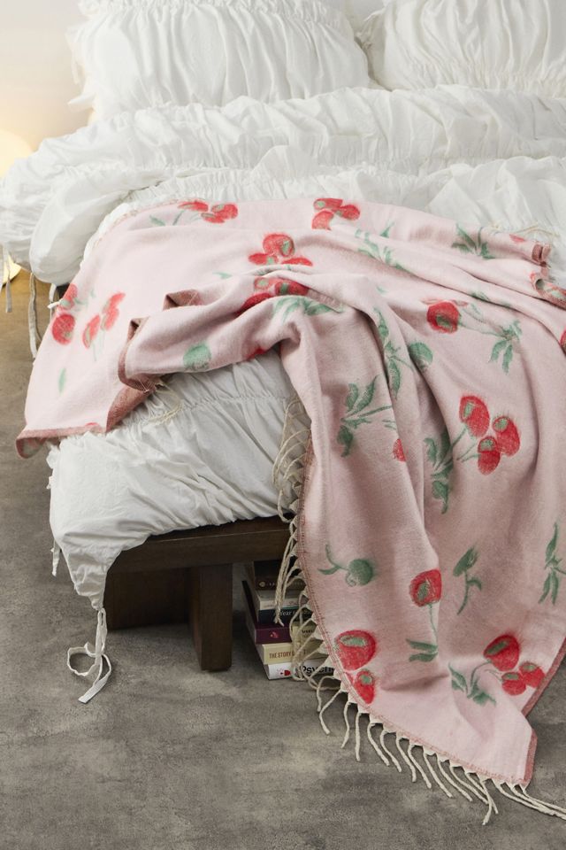 Cherry Art Throw #3