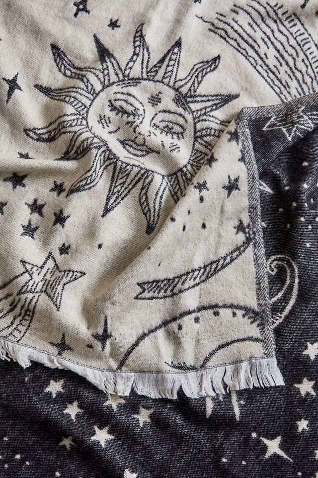Manta Celestial Blanco y Negro #2