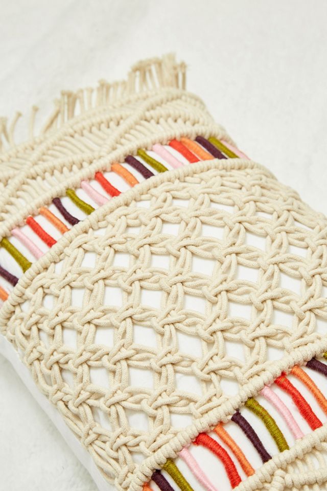 Coussin à franges  #1