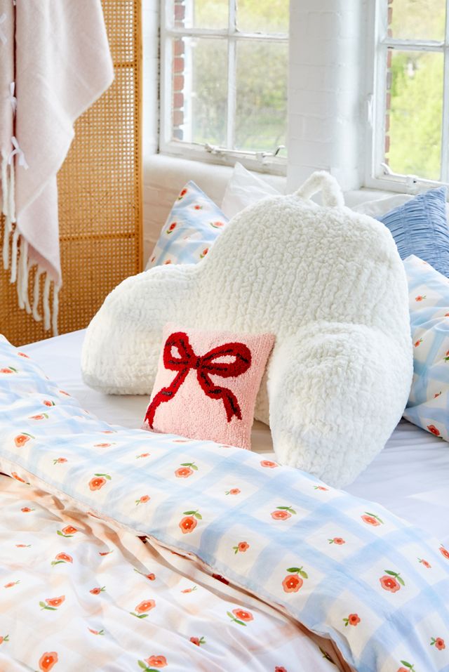 Ivory Fluffy Boo Cushion #1
