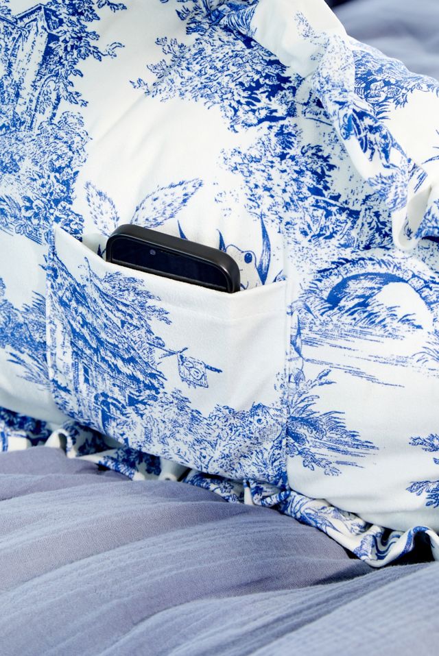 Ruffle Toile Boo Cushion  #2