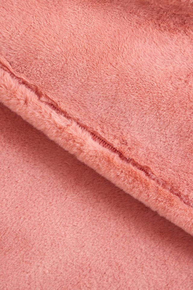 Manta de Imitación de Piel Rosa #2
