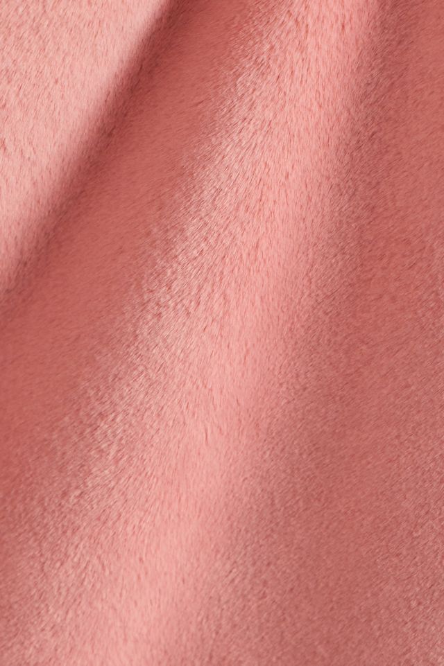 Manta de Imitación de Piel Rosa #3