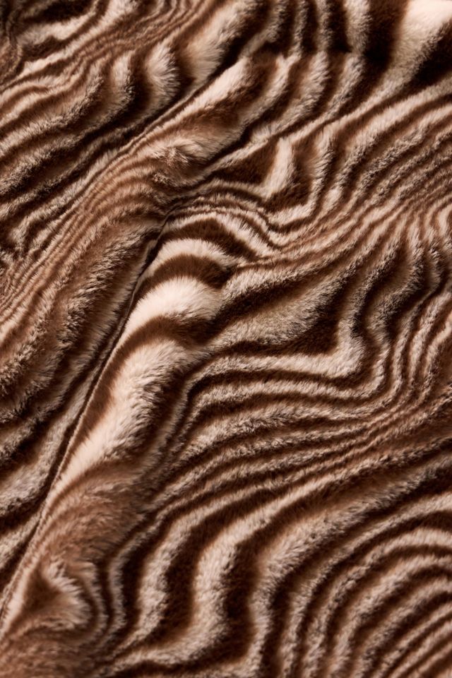 Animal Print Faux Fur Throw #4