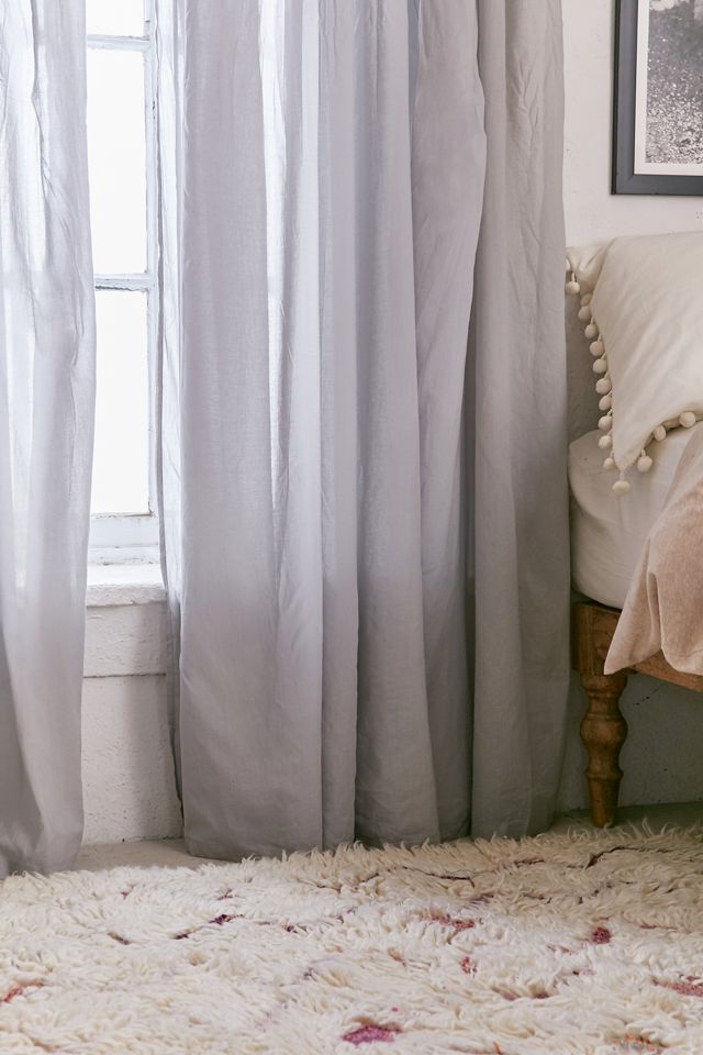 Gathered Voile Curtain #1