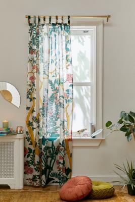 Freya Floral Curtain Panel