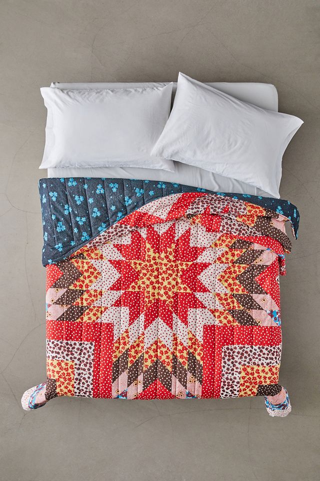 Courtepointe Sunburst en Patchwork #1