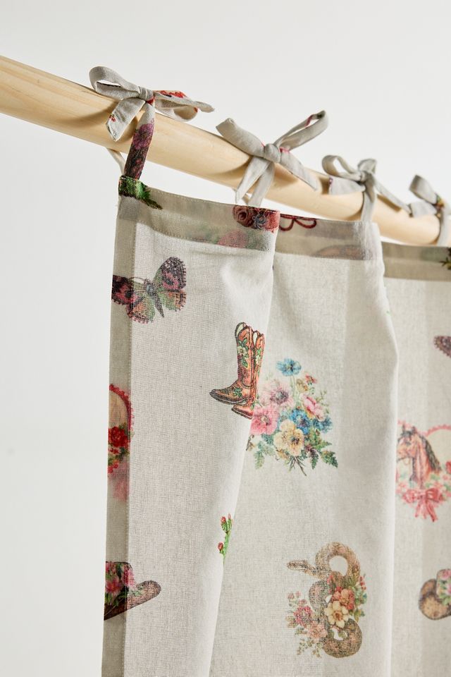 Western Sticker Cafe Curtains | Urban Outfitters UK