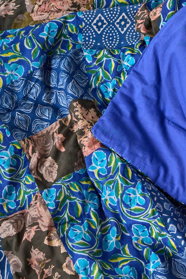 Manta Acolchada de Patchwork Única #1
