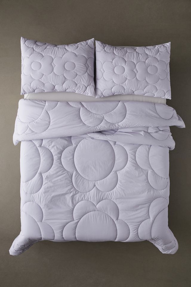 Trapunta in cotone Daisy Puff Lavanda  #1