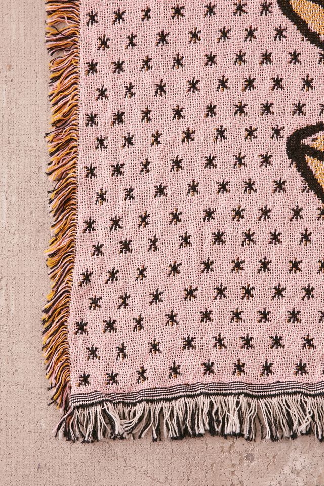 Calhoun & Co. - Bananas! Jeté de lit en jacquard #3