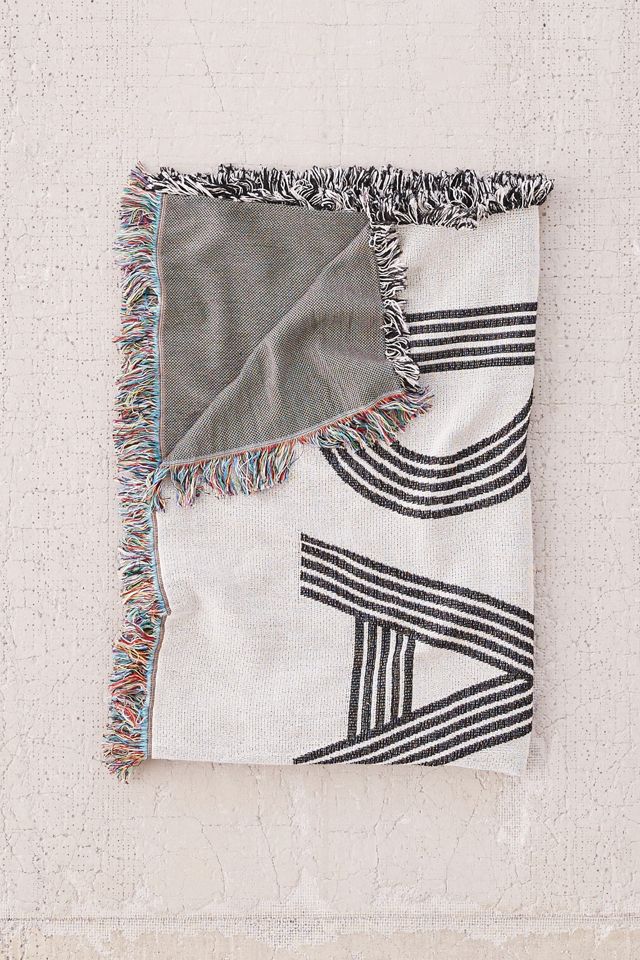 No Bad Days Woven Throw Blanket #1