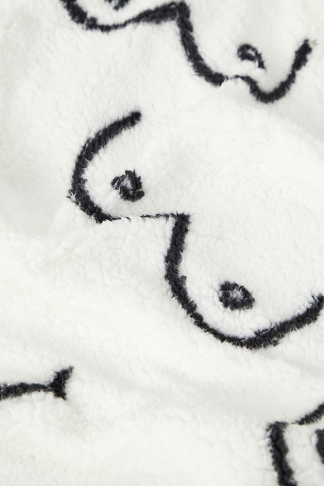 Boobs Printed Fleece Blanket #2