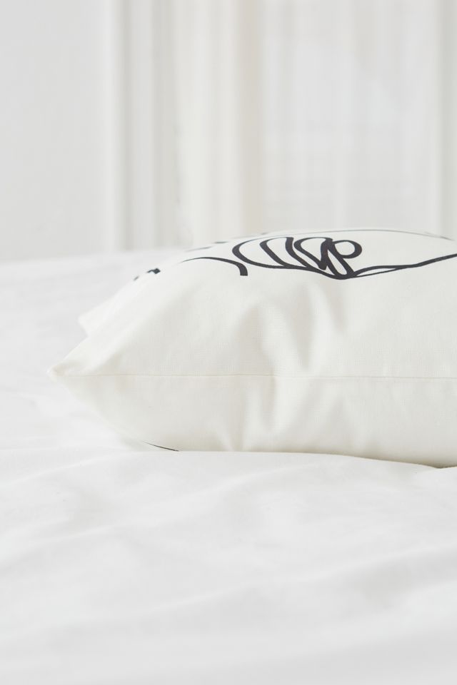 Sketched Face Cushion #2