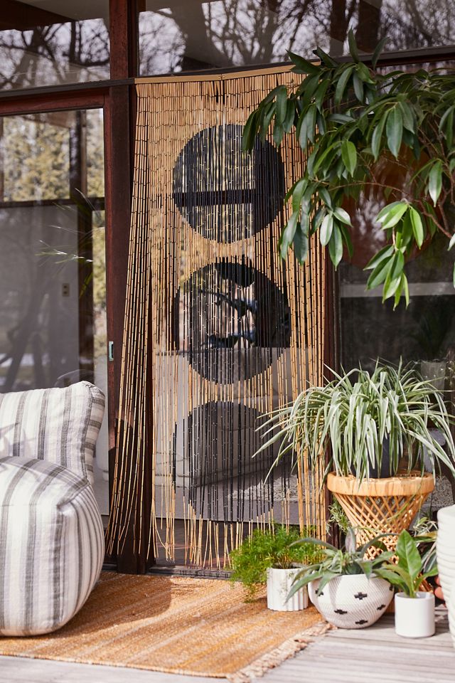 新品　アーバンアウトフィッターズ　バンブーカーテン Big Dot Bamboo Beaded Curtain | Urban Outfitters ES