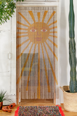 新品　アーバンアウトフィッターズ　バンブーカーテン Sun Face Bamboo Curtain | Urban Outfitters UK