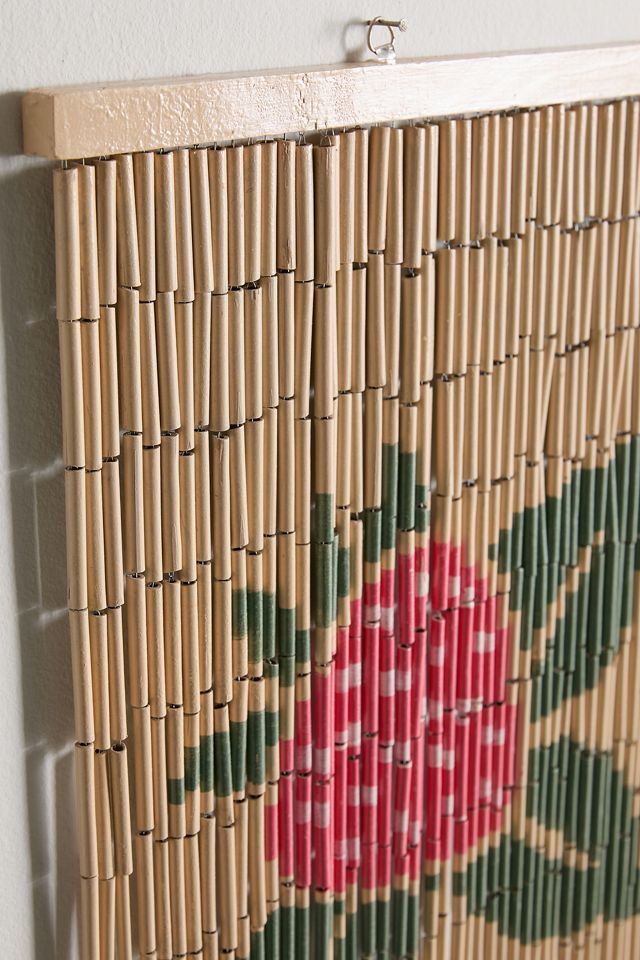 Strawberry Bamboo Curtain #3