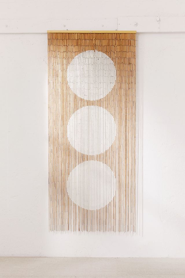 Circles Bamboo Curtain | Urban Outfitters UK