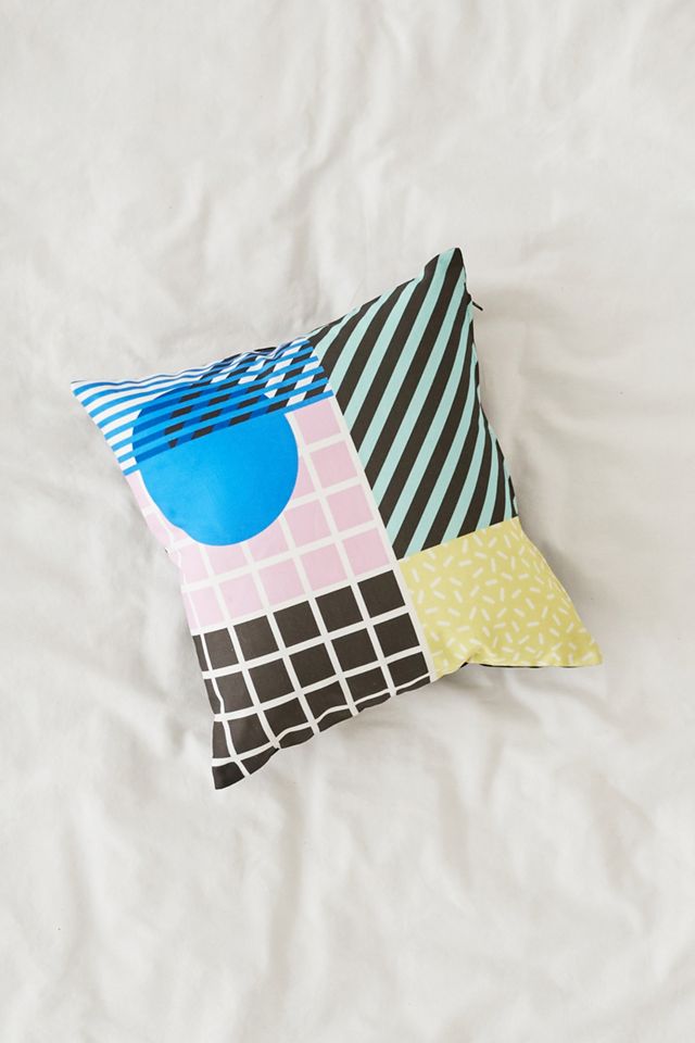 90s Check Grid Cushion #1