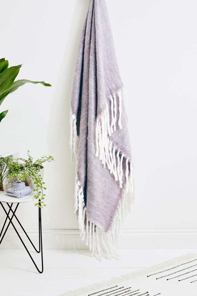 Cosy Lilac Throw Blanket #2