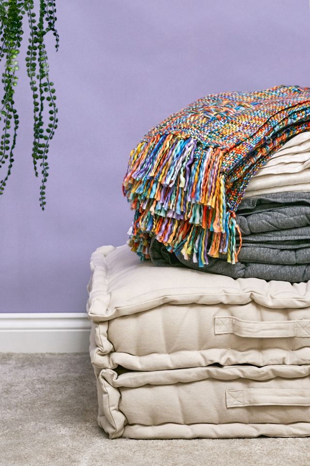 Florence Multi-Colour Throw Blanket | Urban Outfitters UK