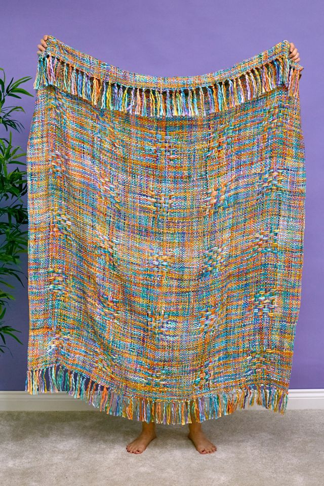Florence Multi-Colour Throw Blanket | Urban Outfitters UK