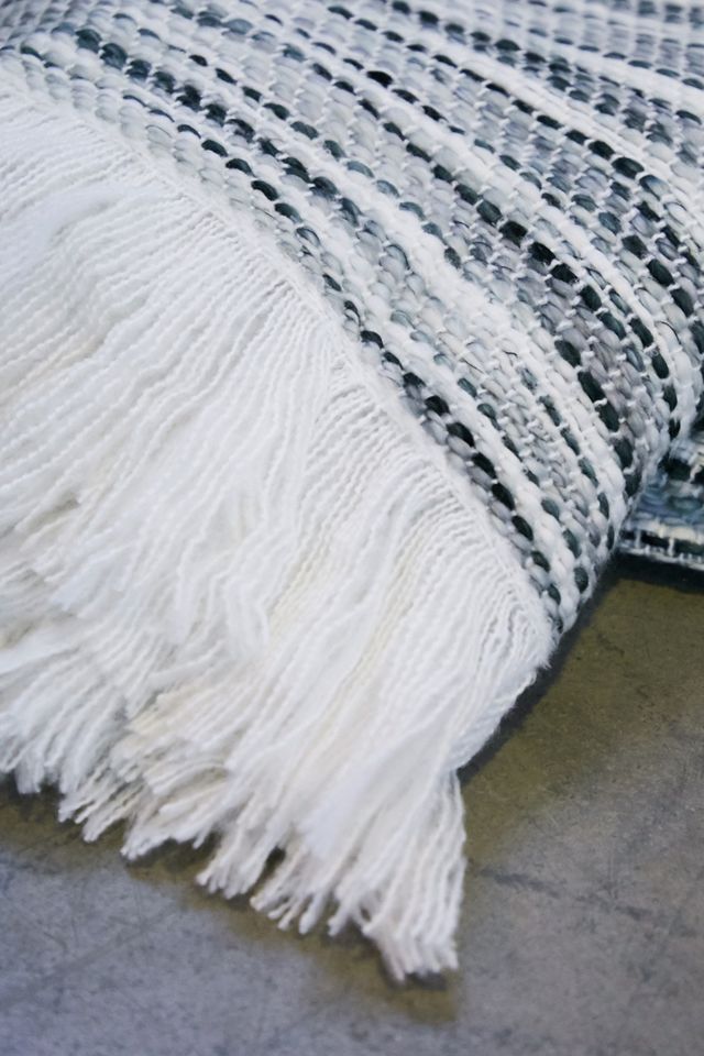 Reversible Grey Throw Blanket #2