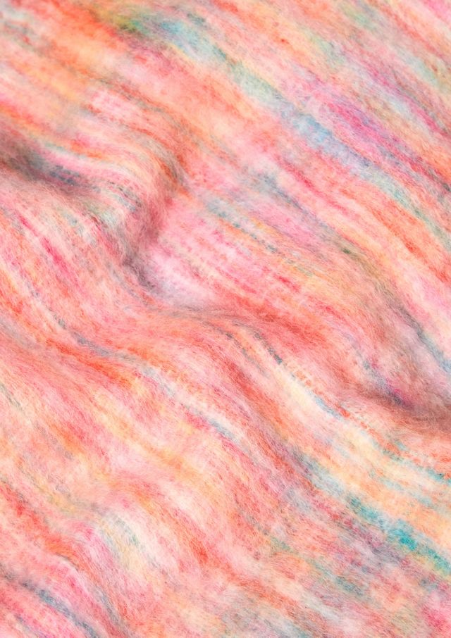 Rainbow Space-Dye Knit Throw #2