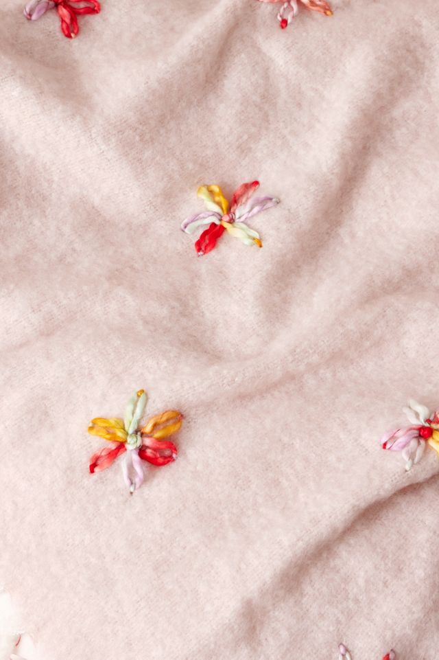 Blumenverzierte Gemütliche Decke #3