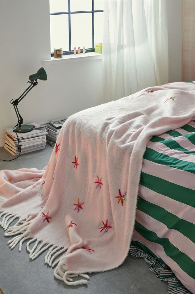 Coperta XL Accogliente con Decorazioni Floreali #2