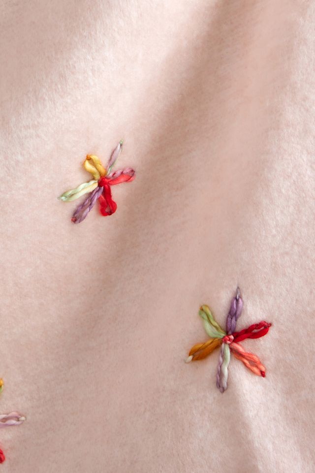 Coperta XL Accogliente con Decorazioni Floreali #5