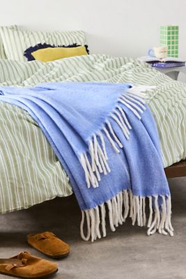 Mittel Blaue Gemütliche Decke