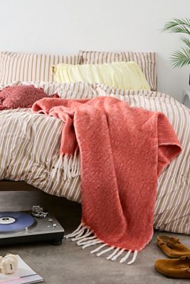 Cherry Red Cosy Throw
