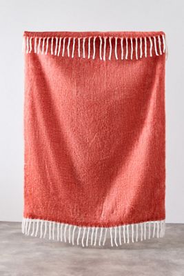 Cherry Red Cosy Throw
