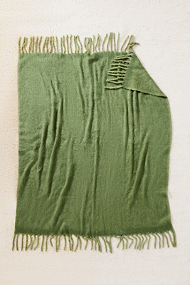 Green Two Tone Cosy Throw Product Page