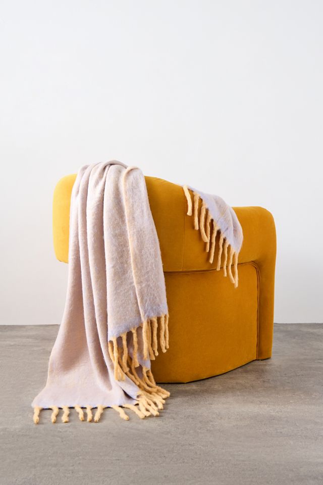 Cosy Two-Tone Throw #1