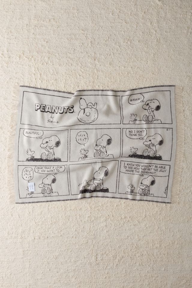 Maison Deux X Peanuts Snoopy Donut Comic Strip Wolldecke #1