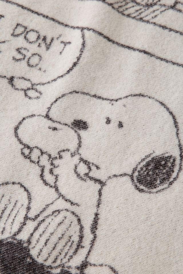 Maison Deux X Peanuts Snoopy Donut Comic Strip Wolldecke #2