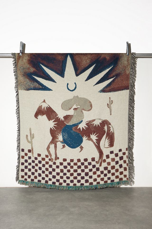 Urban Outfitters x TuftLuck Riding Star Art Throw #2